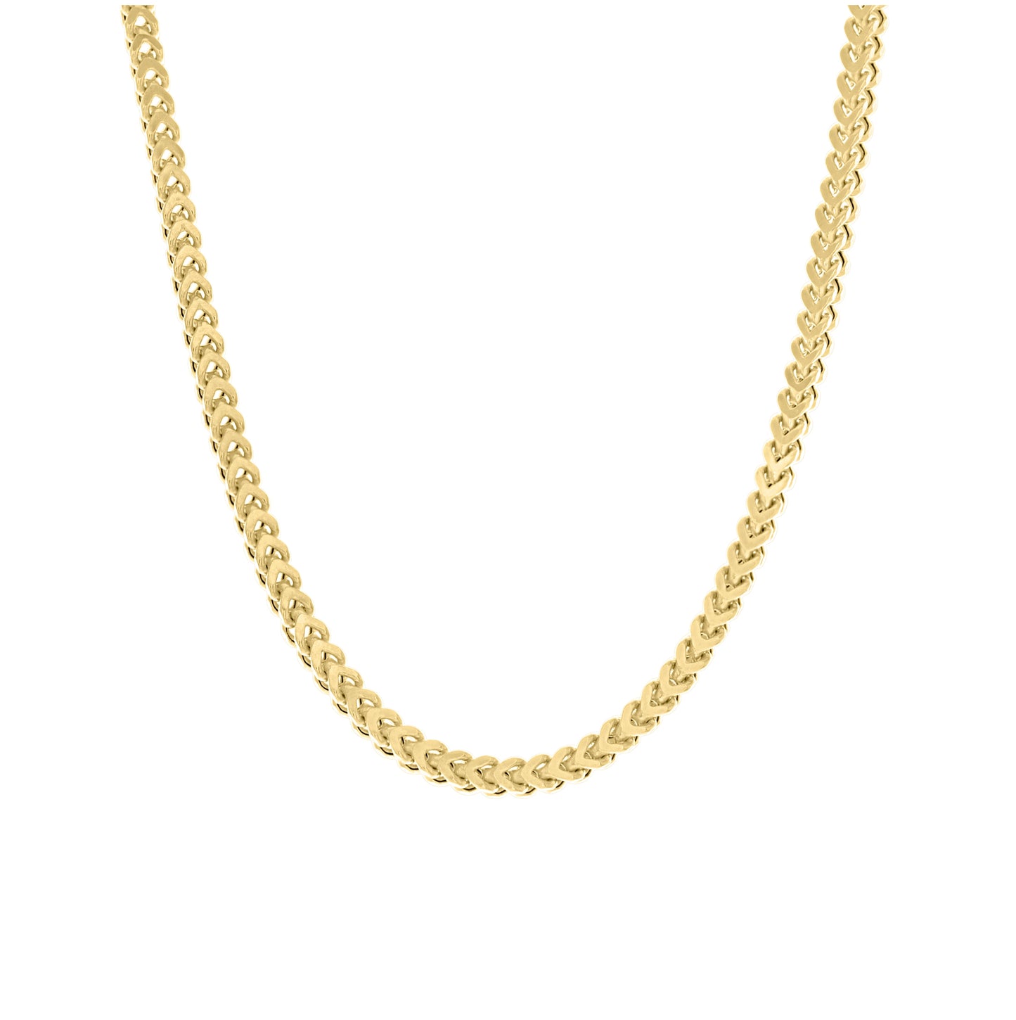 Sterling Silver Rose Tone Or Yellow Tone Hollow Franco Chain