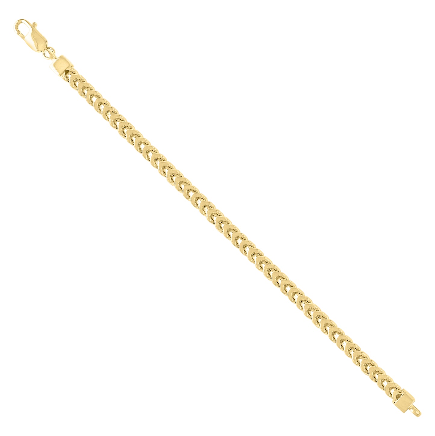 Sterling Silver Rose Tone Or Yellow Tone Hollow Franco Chain