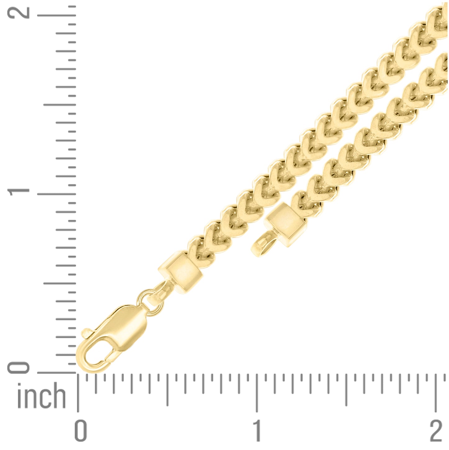 Sterling Silver Rose Tone Or Yellow Tone Hollow Franco Chain
