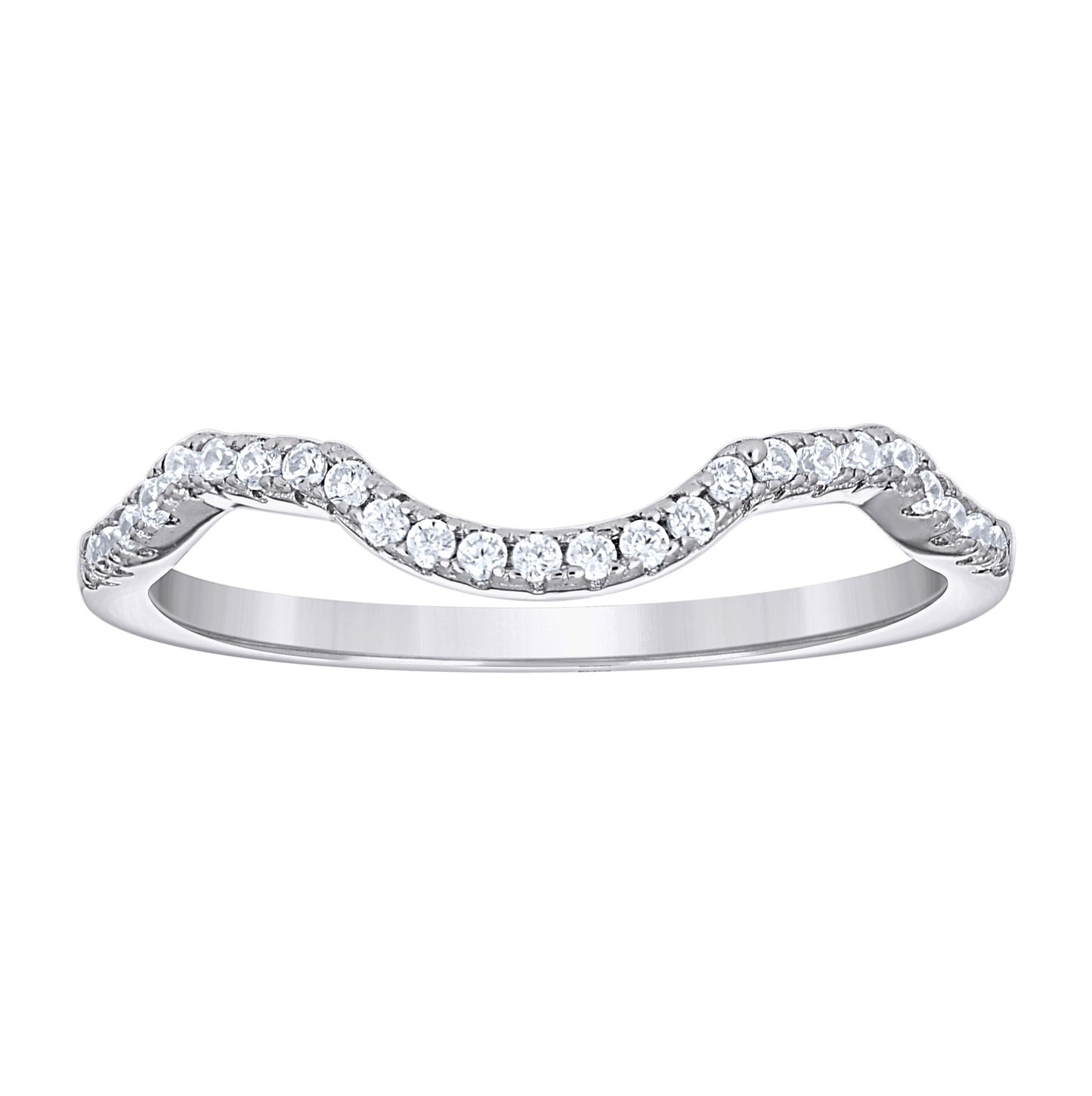 Sterling Silver Women's Oval Round Cubic-Zirconia Halo Duo Bridal Anniversary Wedding Engagement Band Ring Set