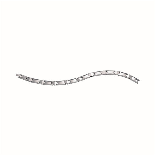 Tungsten Mens Polished Fashion Bracelet 7mm Size 8.5 Inches
