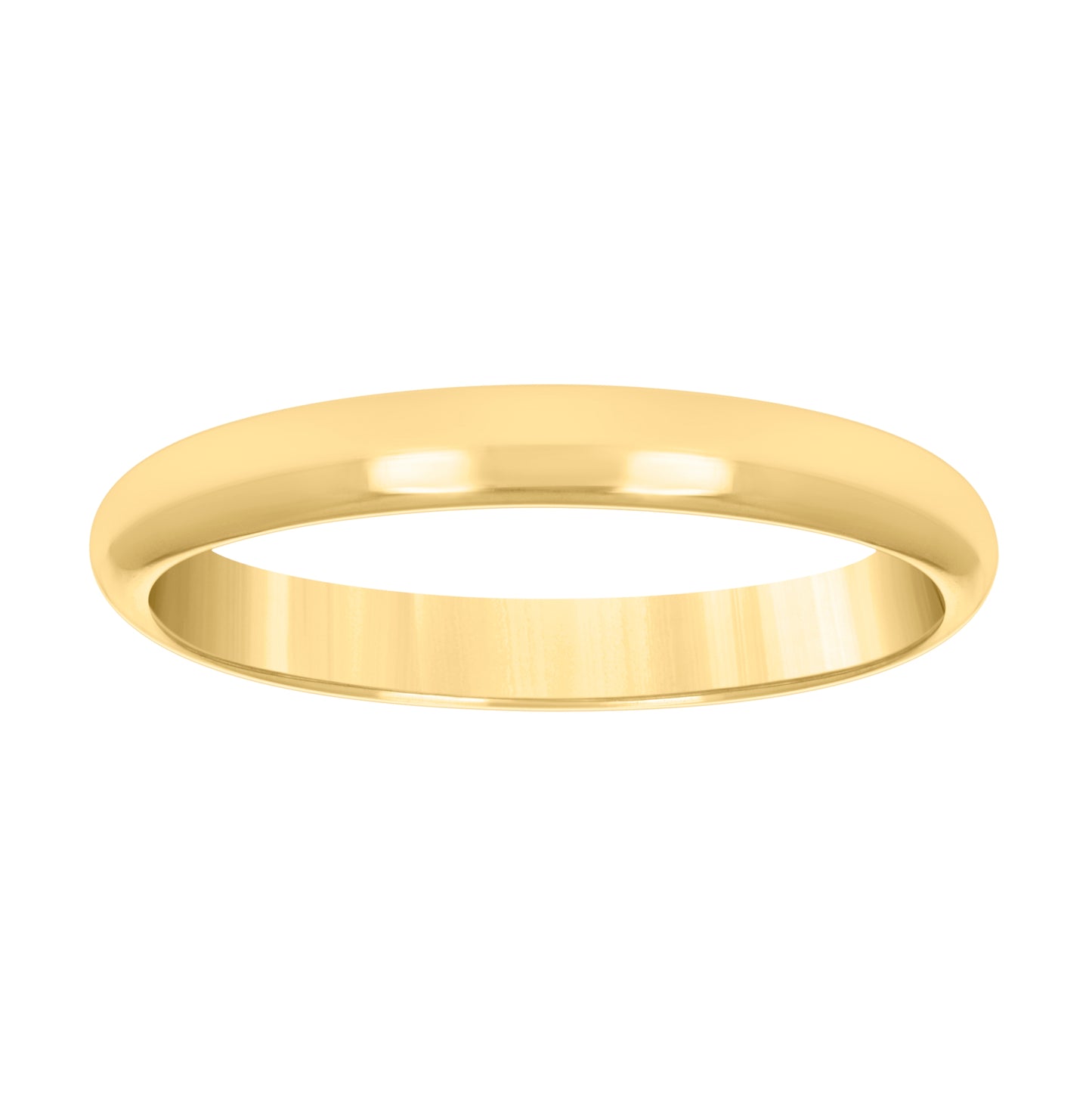 10K Yellow Or White Gold Unisex Regular-Fit Bridal Anniversary Engagement Wedding Band Ring