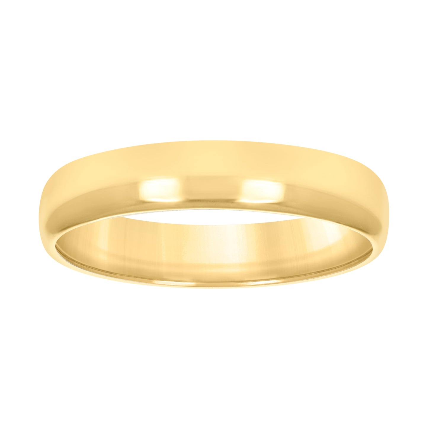 10K Yellow Or White Gold Unisex Regular-Fit Bridal Anniversary Engagement Wedding Band Ring