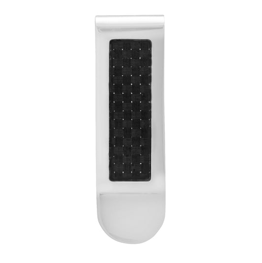 Stainless Steel Center Carbon Fiber Money Clip