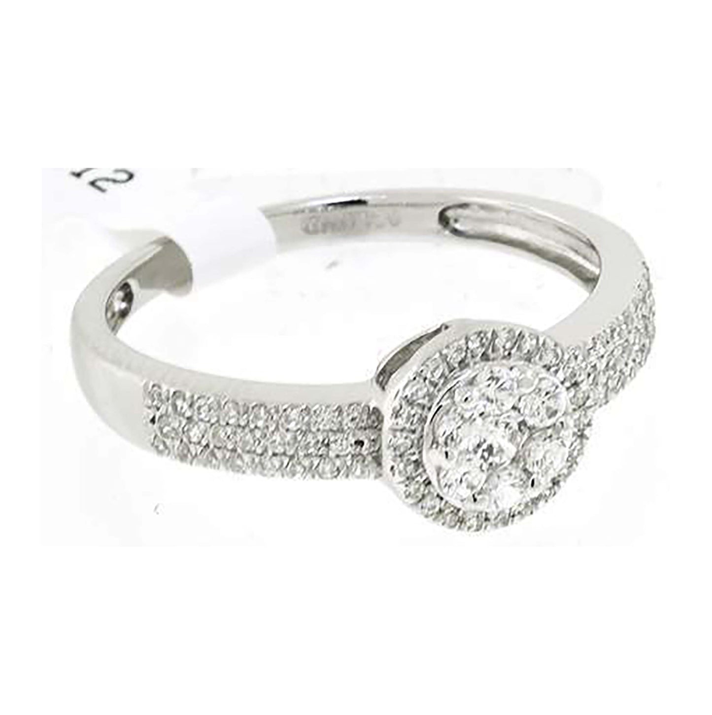 Sterling Silver Women's Cubic-Zirconia Bridal Anniversary Engagement Wedding Ring