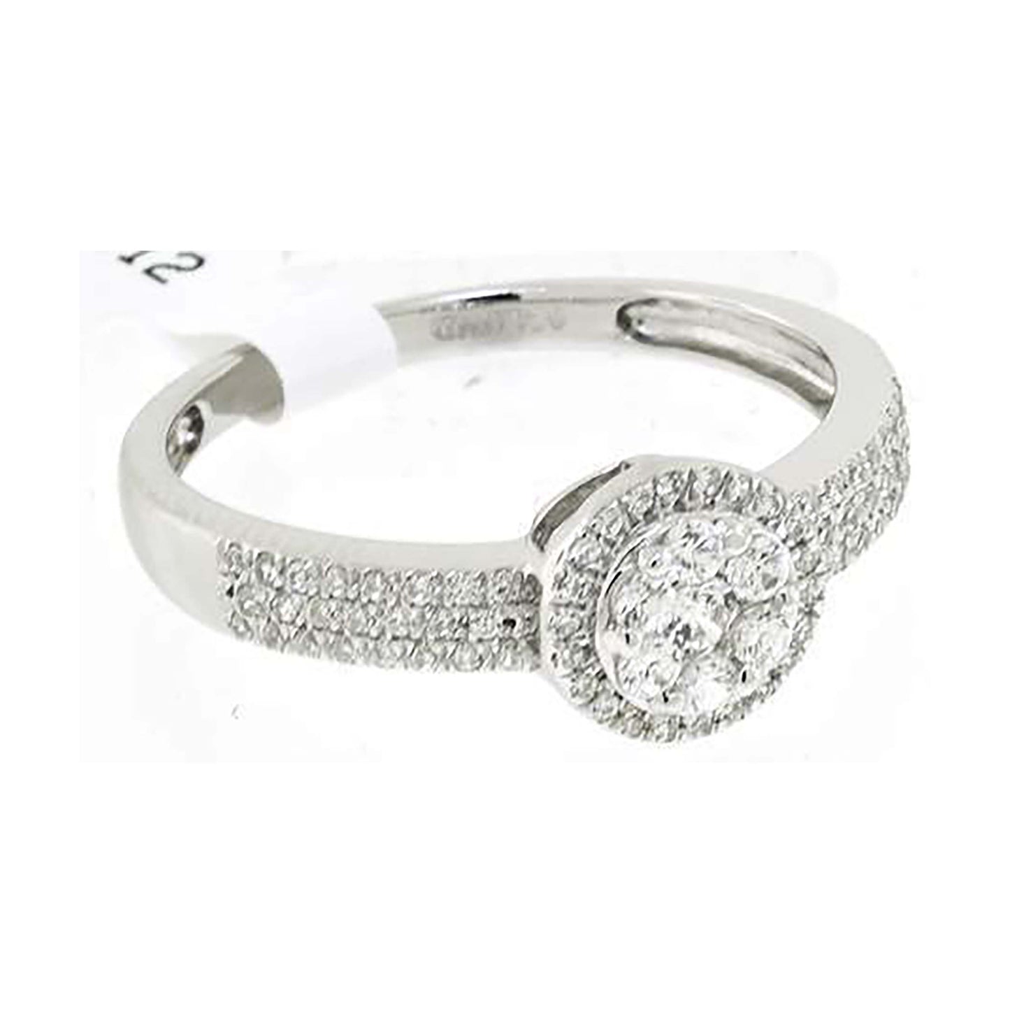 Sterling Silver Women's Cubic-Zirconia Bridal Anniversary Engagement Wedding Ring
