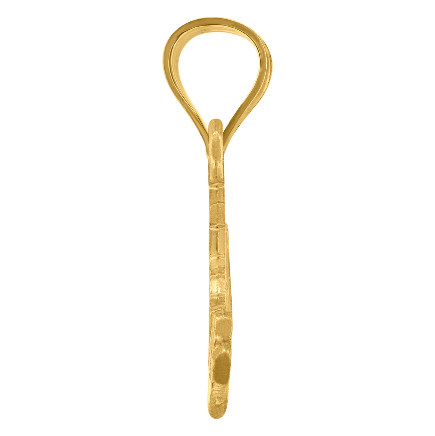 10K Yellow Gold Mens Women 100% Christian Religious Charm Pendant