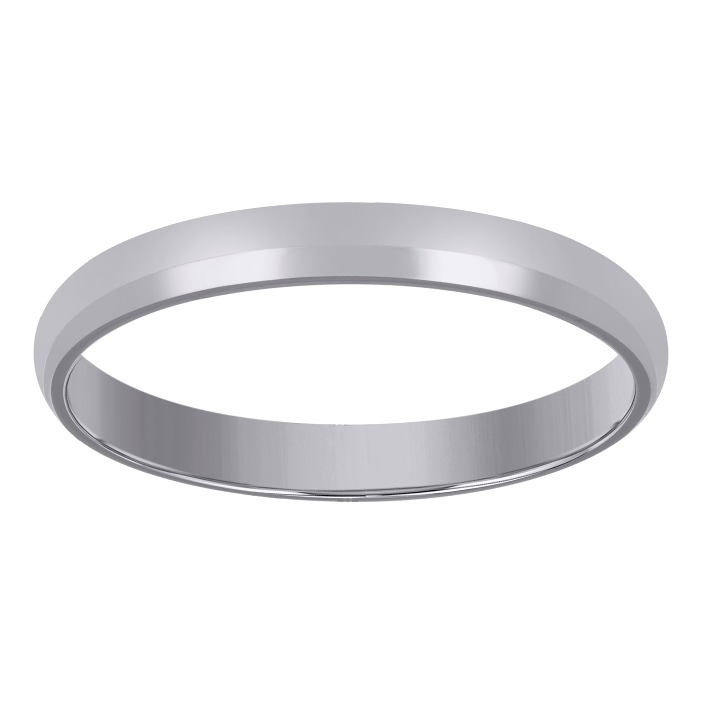 14K Yellow Or White Gold Unisex Dome Polished Comfort-Fit Sizes 5 - 14 Bridal Anniversary Engagement Wedding Band Ring
