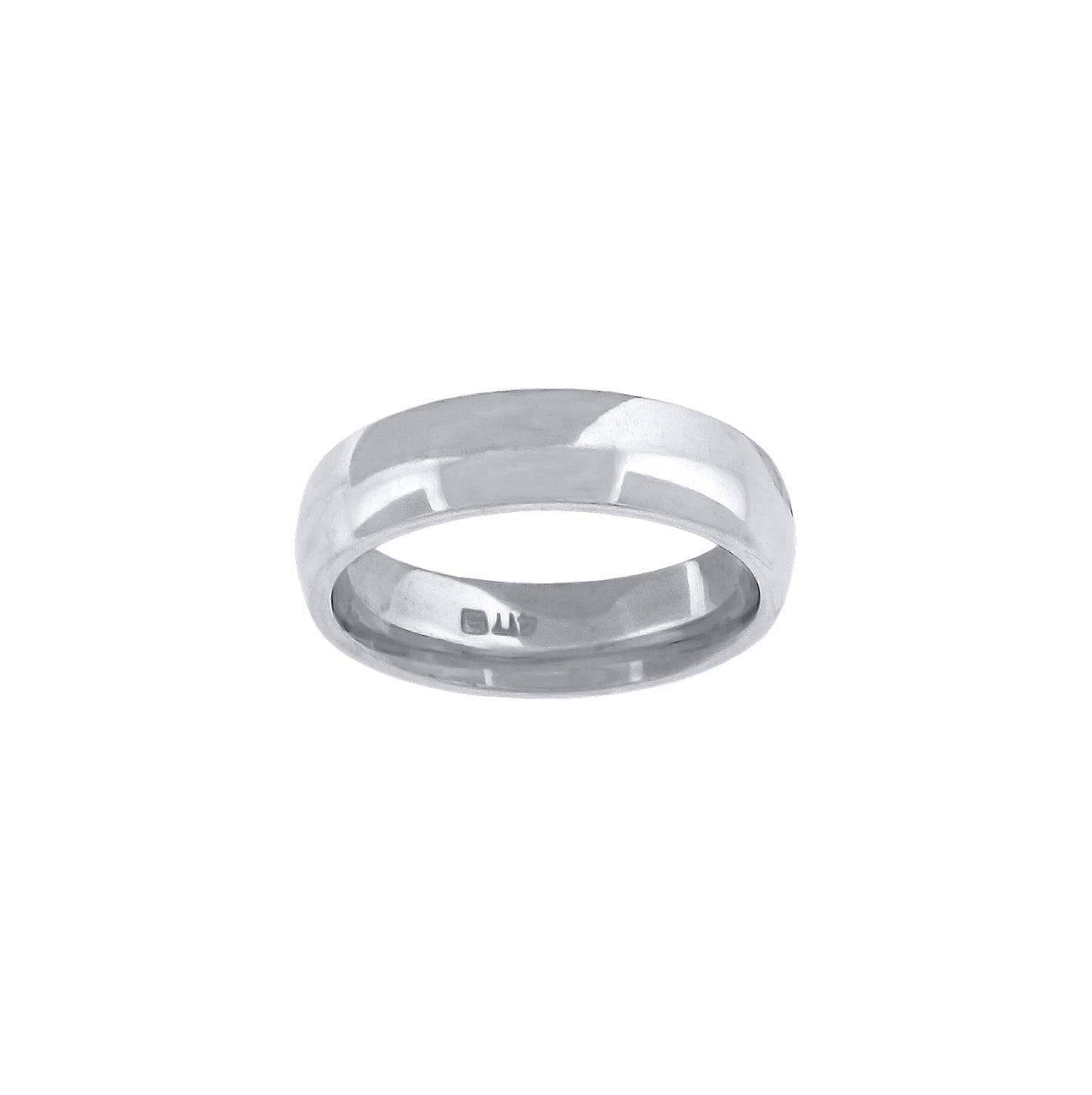 14K Yellow Or White Gold Unisex Dome Polished Comfort-Fit Sizes 5 - 14 Bridal Anniversary Engagement Wedding Band Ring