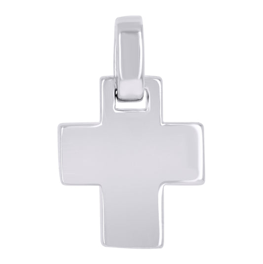 Sterling Silver Unisex Cross Religious Charm Pendant