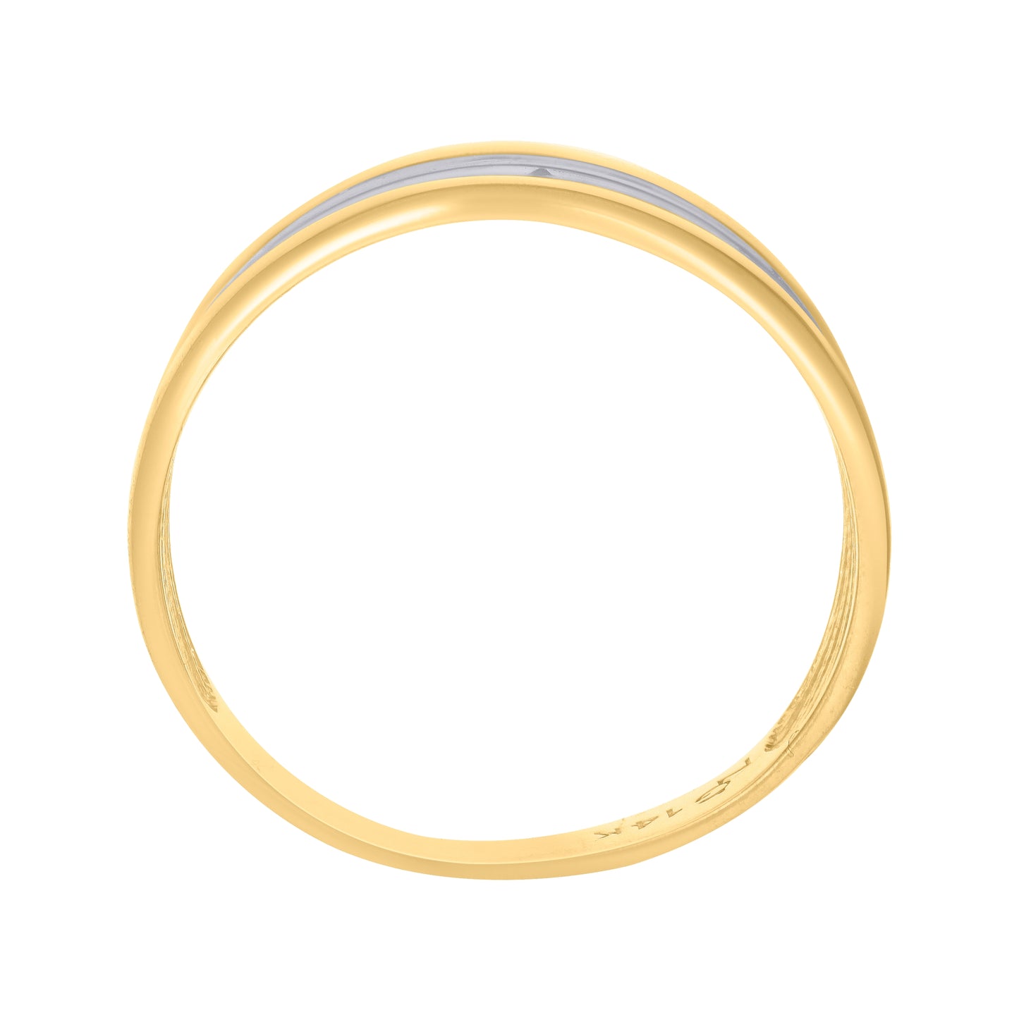 14K Two-tone Gold Womens Fashion Ring