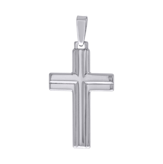 Sterling Silver Unisex Cross Religious Charm Pendant