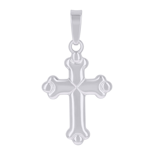 Sterling Silver Unisex Cross Religious Charm Pendant