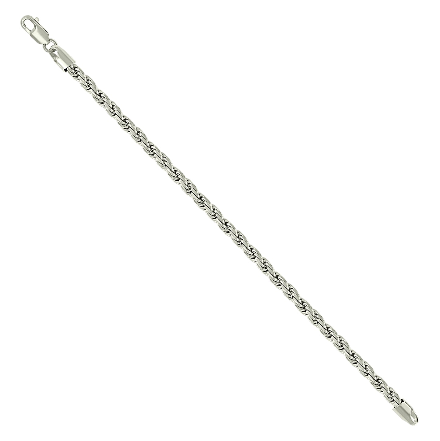 Sterling Silver Solid Rope Silver Chain