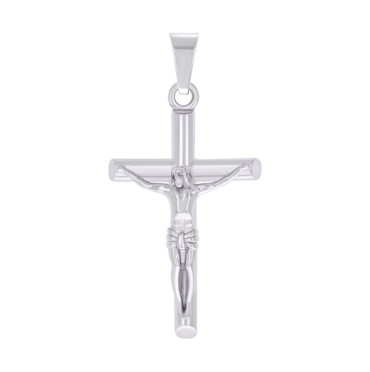 Stainless Steel Jesus-Cross Crucifix Religious Charm Pendant