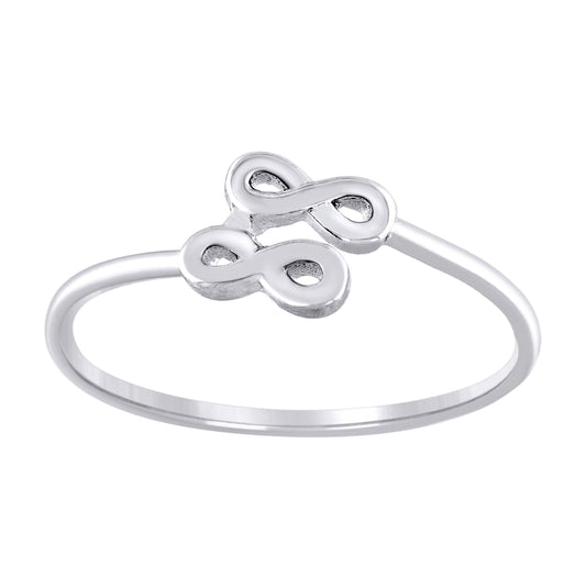 Sterling Silver Polished Infinity Sizes 6 To 9 Womens Bridal Anniversary Wedding Engagement Band Ring Band