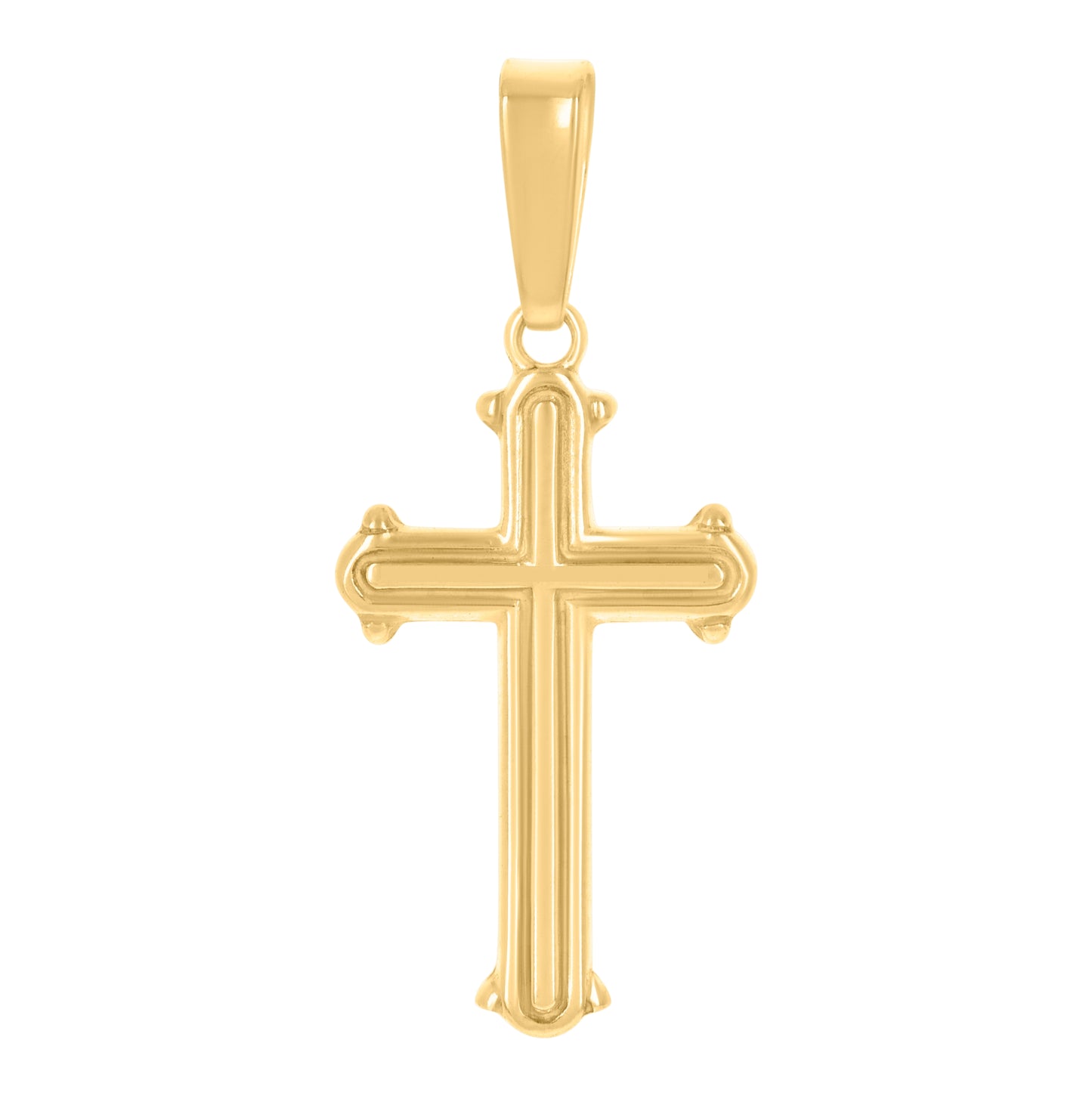 Sterling Silver Unisex Cross Religious Charm Pendant