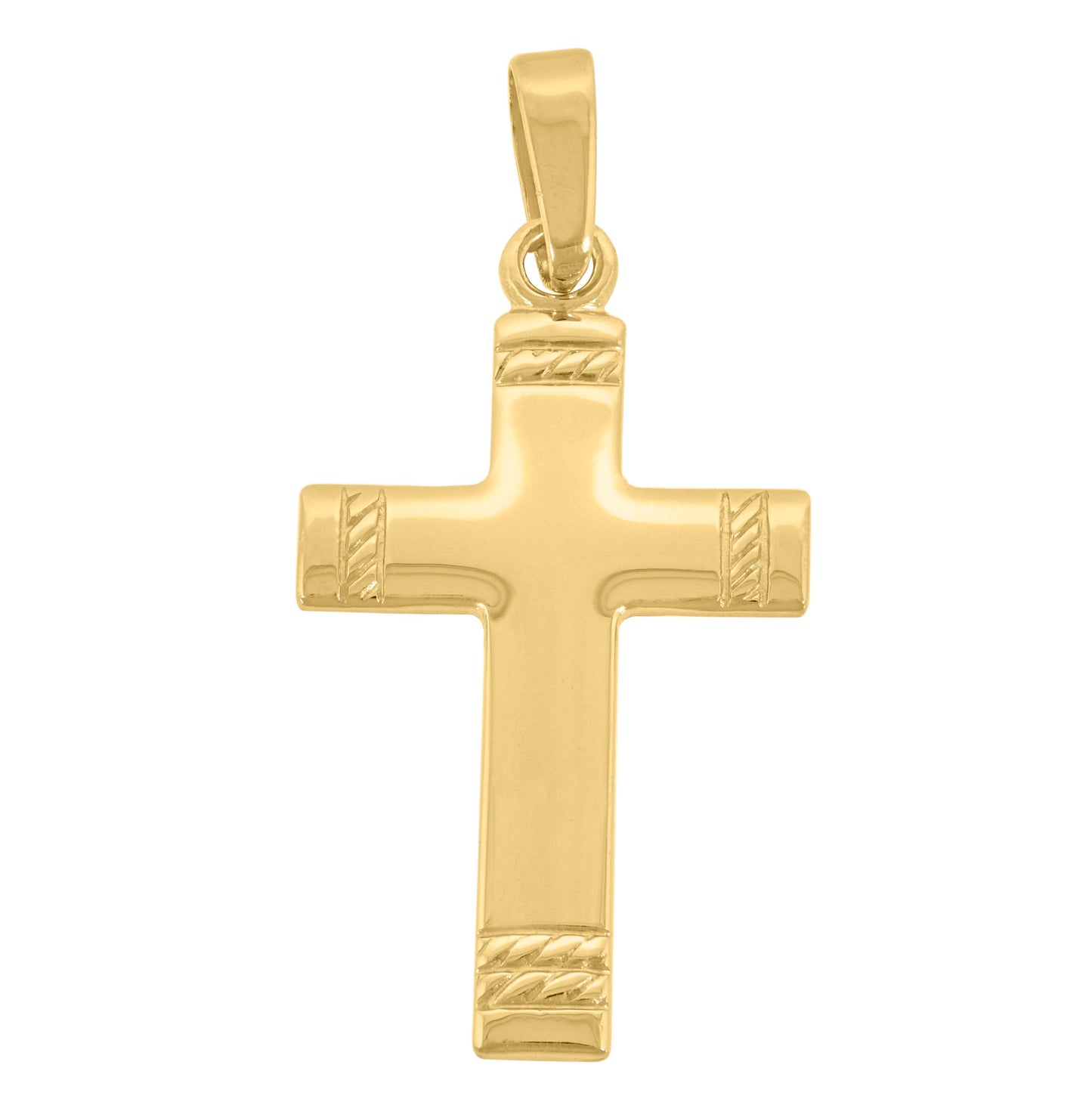 Sterling Silver Unisex Cross Religious Charm Pendant