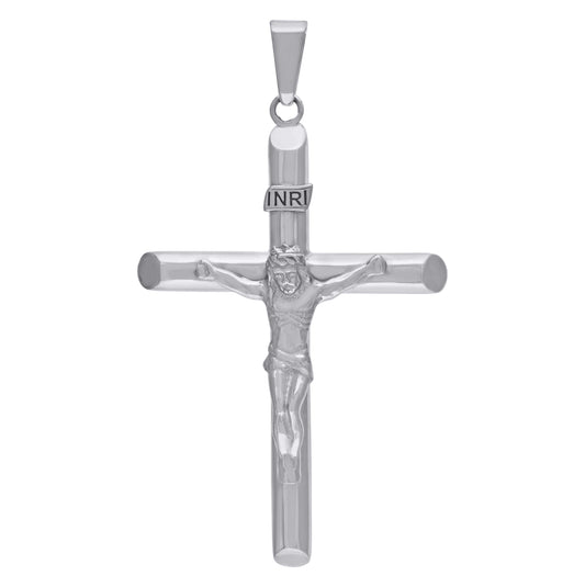 Sterling Silver Unisex Religious Crucifix Charm Pendant