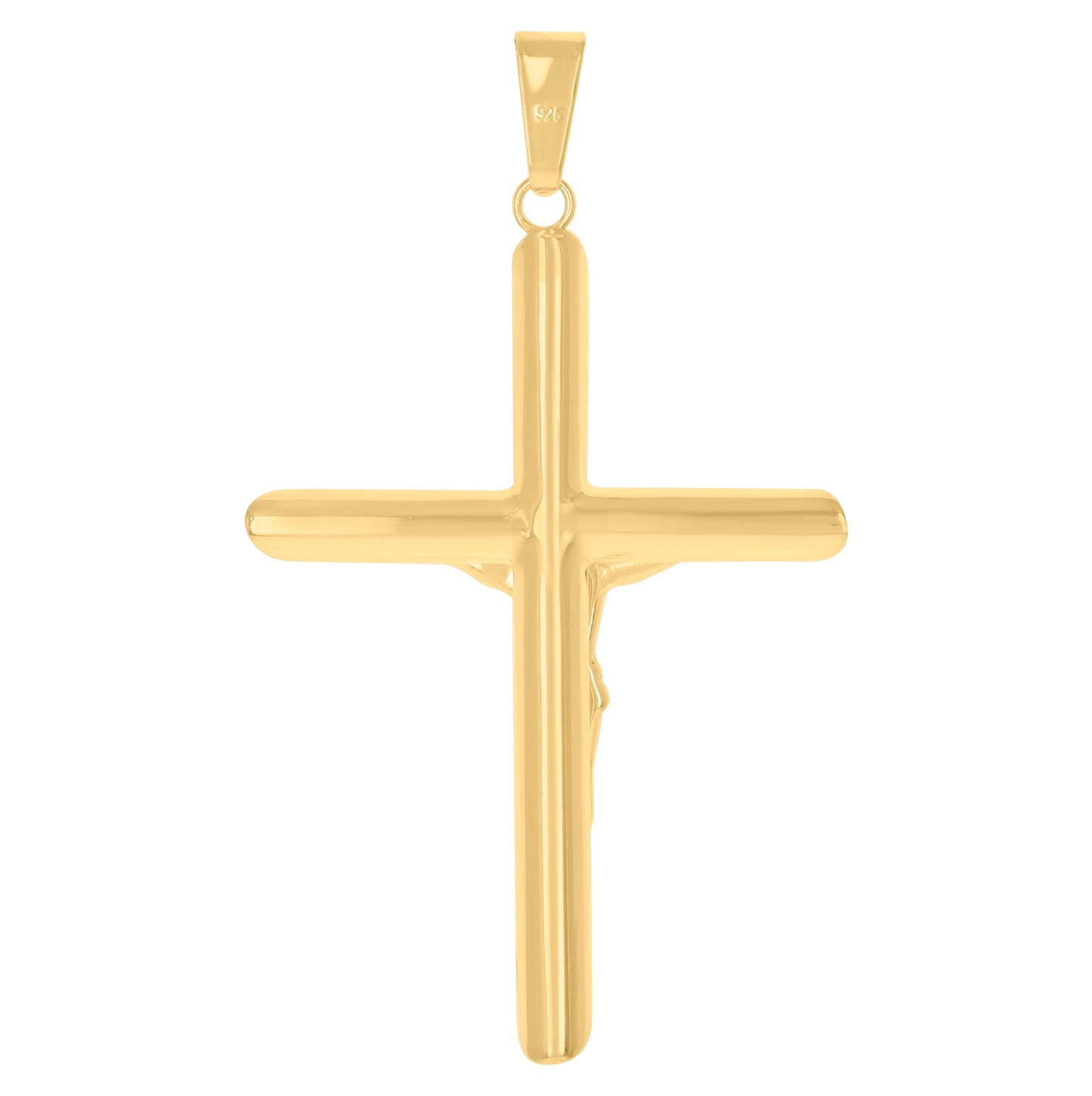 Sterling Silver Unisex Religious Crucifix Charm Pendant
