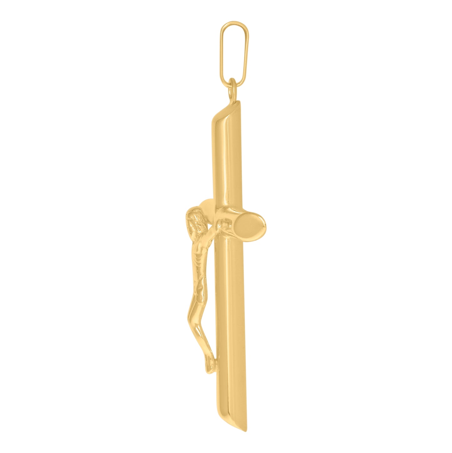 Sterling Silver Unisex Religious Crucifix Charm Pendant