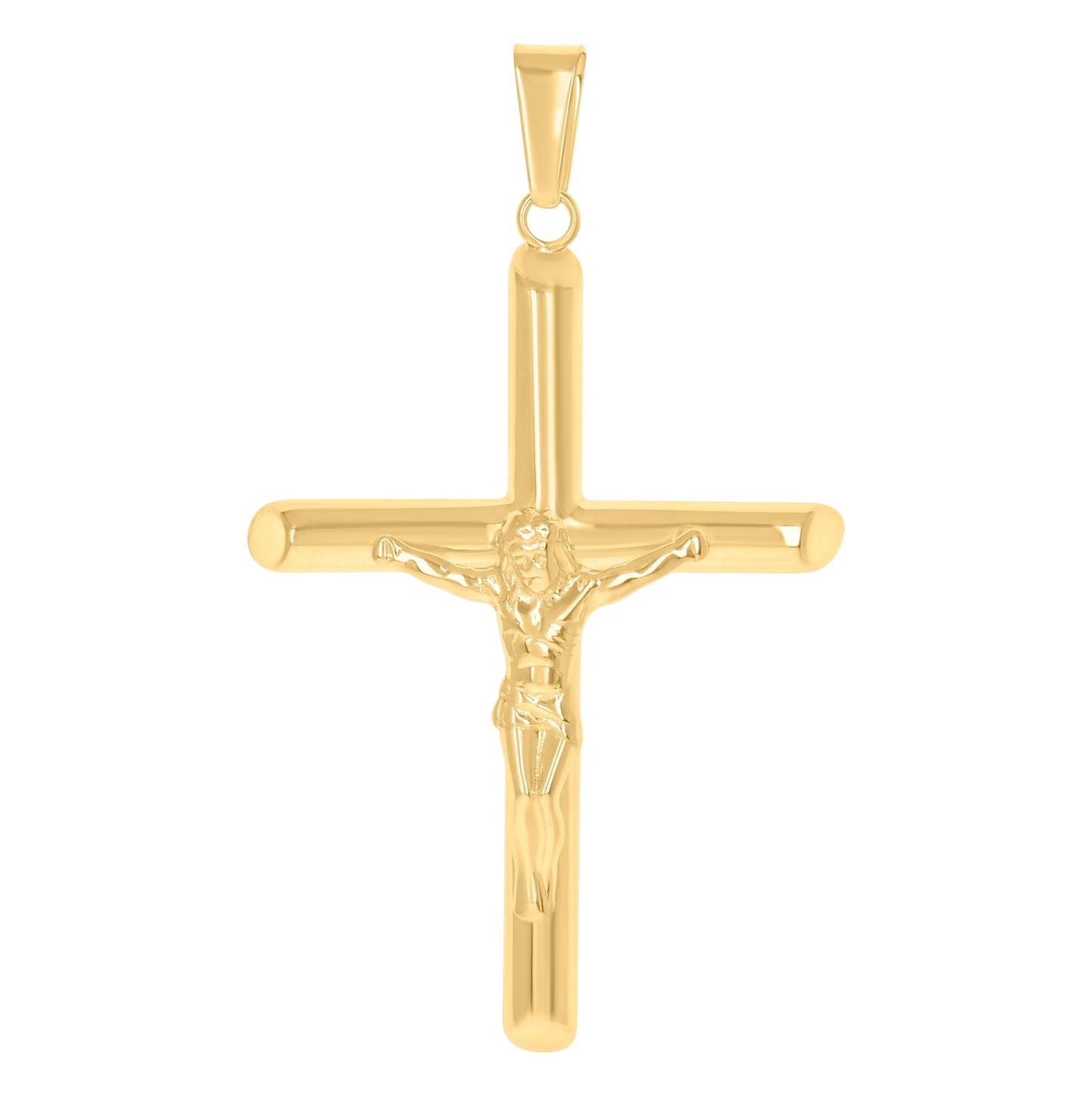 Sterling Silver Unisex Religious Crucifix Charm Pendant