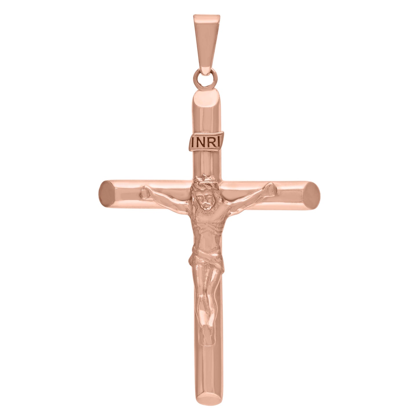 Sterling Silver Unisex Religious Crucifix Charm Pendant