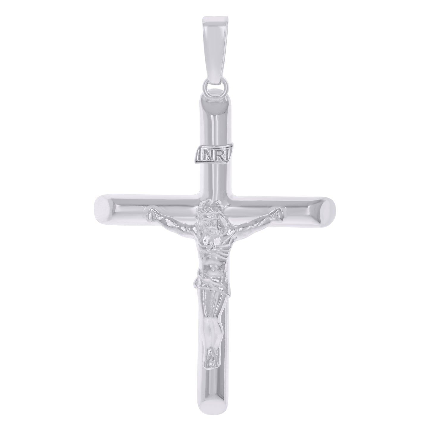 Sterling Silver Unisex Religious Crucifix Charm Pendant