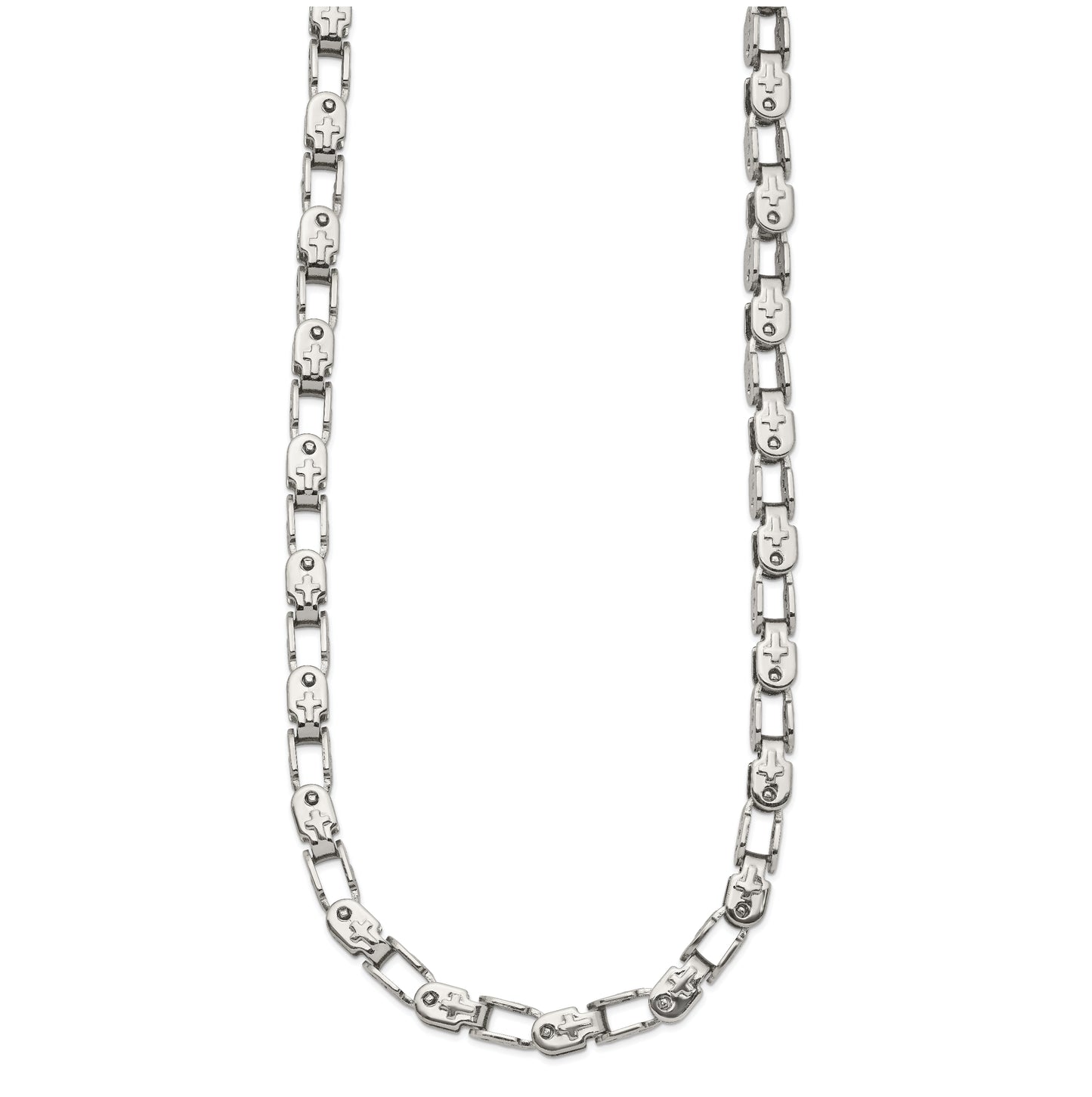 Chisel Stainless Steel Polished 20 inch Fancy Link Chain