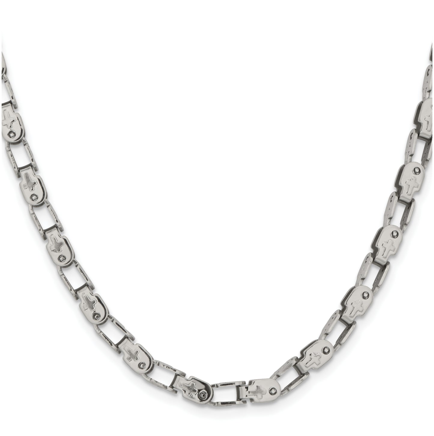 Chisel Stainless Steel Polished 24 inch Fancy Link Chain