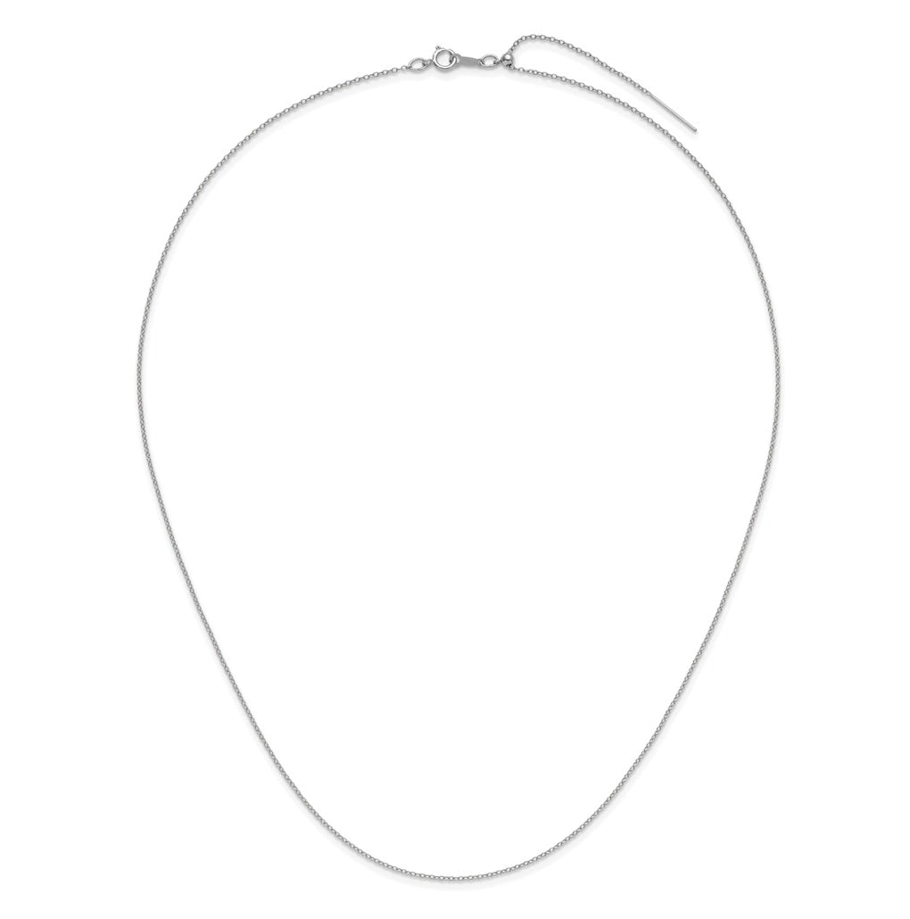 1/20 14K Gold Filled Or Sterling Silver Adjustable Add-A-Bead Cable Chain Necklace