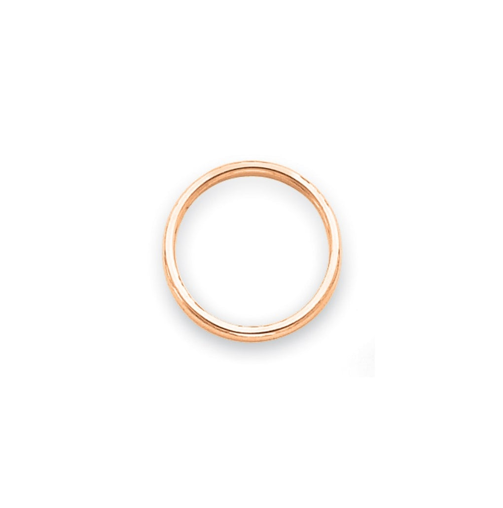 14k Yellow Or White Or Rose Gold Polished 2mm Stackable Band