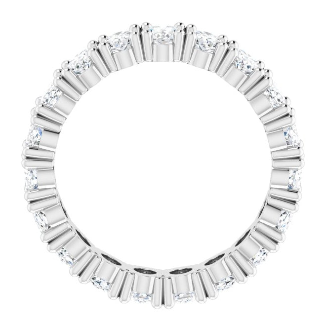 14K Yellow Or White Gold Oval 5 X 3 Mm Vs, F+  Polished Lab-Grown Diamond Eternity Band