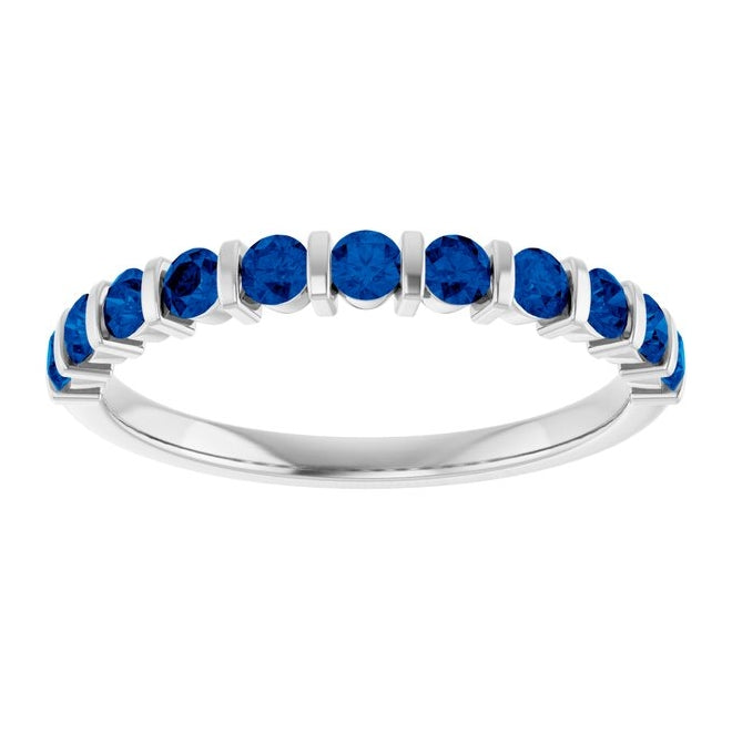 14K Yellow Or White Gold Round 2.25 Mm Polished Lab-Grown Anniversary Band