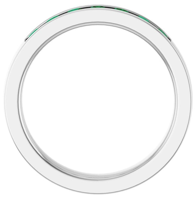 14K Yellow Or White Gold Round 2.5 Mm Polished Lab-Grown Anniversary Band, Size 7
