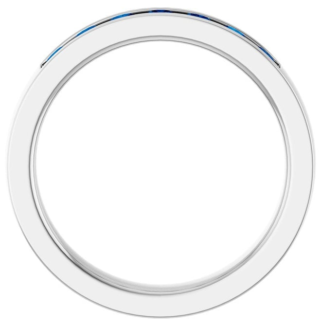 14K Yellow Or White Gold Round 2.5 Mm Polished Lab-Grown Anniversary Band, Size 7