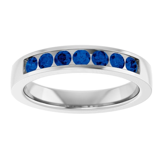 14K Yellow Or White Gold Round 2.5 Mm Polished Lab-Grown Anniversary Band, Size 7