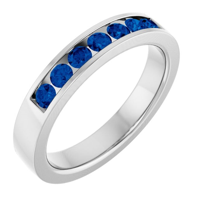 14K Yellow Or White Gold Round 2.5 Mm Polished Lab-Grown Anniversary Band, Size 7