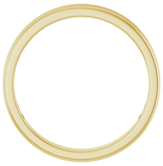 14K Yellow Or White Gold Round Si2-Si3, G-H Polished Natural Diamond Anniversary Band