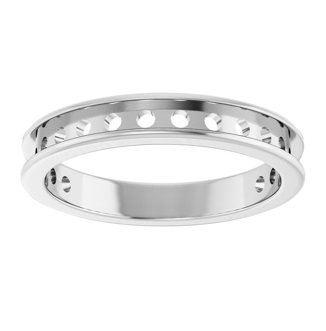 14K Yellow Or White Gold Mm Vs, F+ Polished  Lab-Grown Diamond Anniversary Band