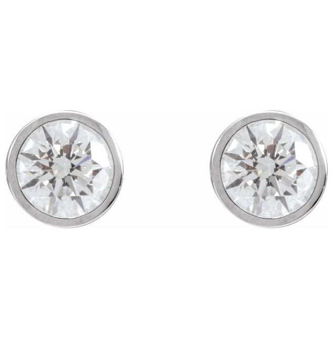 14K White Gold 1 3/4 CTW Lab-Grown Diamond Cocktail-Style Earrings