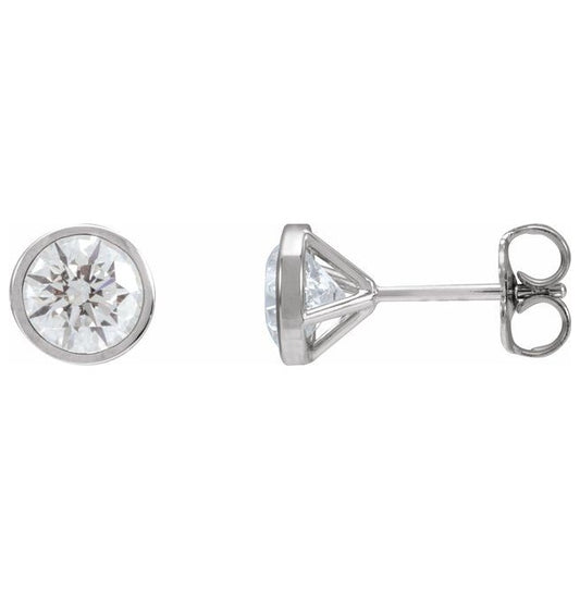 14K White Gold 1 3/4 CTW Lab-Grown Diamond Cocktail-Style Earrings