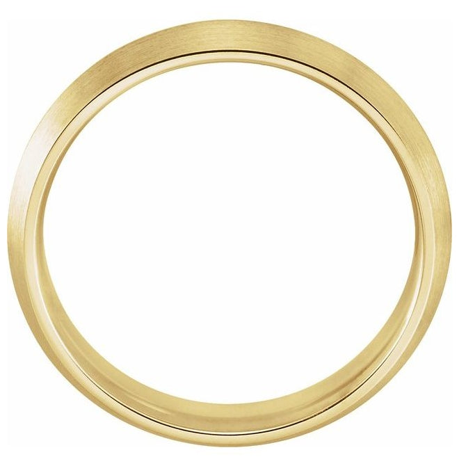 10K Yellow Gold 5 mm Comfort-Fit Knife Band Size 9