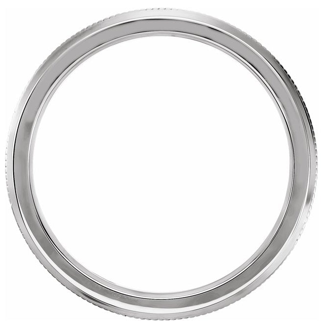 14K Yellow Gold Or Sterling Silver 2.5 mm Knife Edge Band