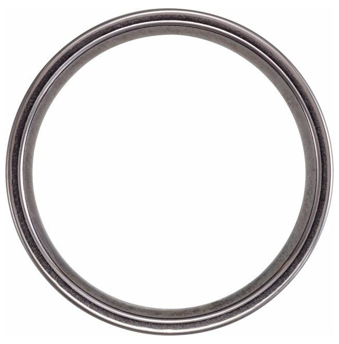 Tantalum Polished Comfort-Fit Flat Band