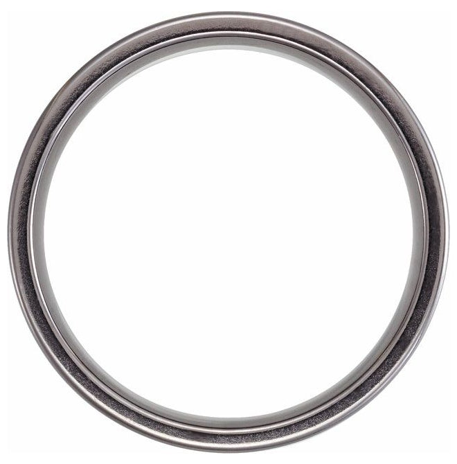 Tantalum Polished Comfort-Fit Flat Band