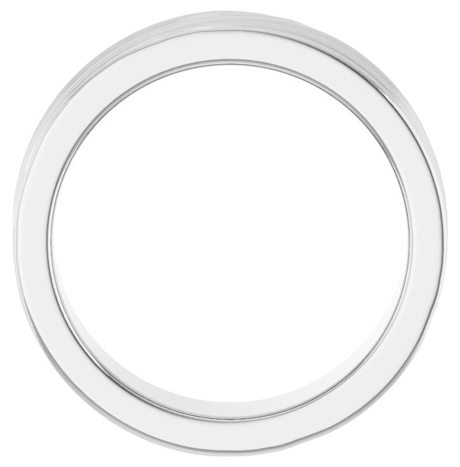 14K YellowOr White Or Rose Gold 6 mm Polished Textured Band