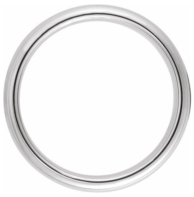 Tungsten European-Style Comfort-Fit Band