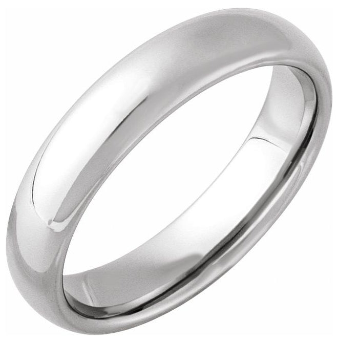 Tungsten European-Style Comfort-Fit Band