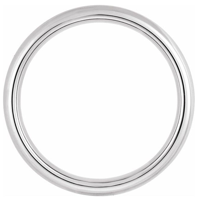 Tungsten European-Style Comfort-Fit Band